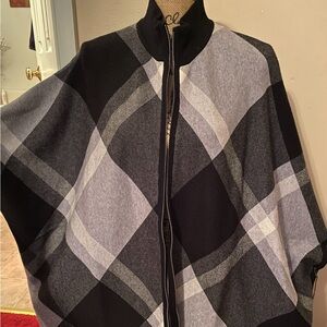 Rachel Zoe Lavender and Black Knit Wrap